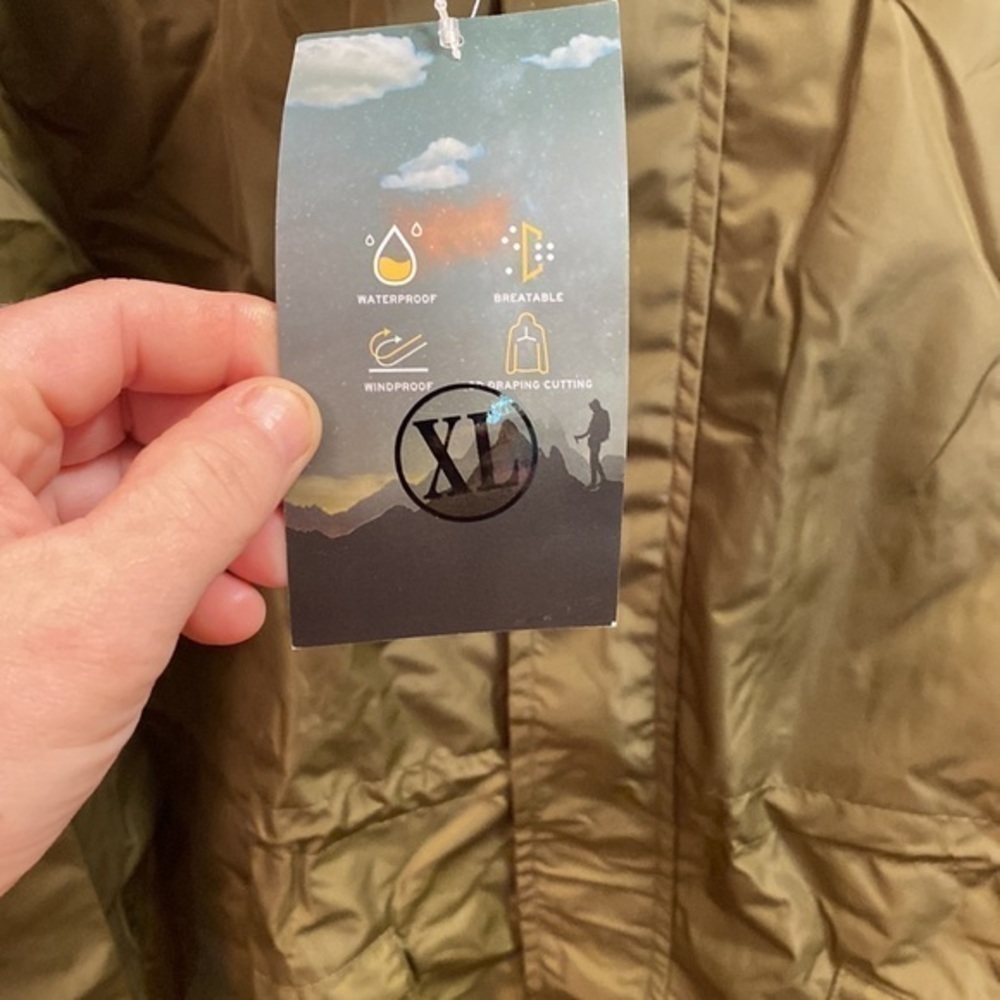 PAKASEPT‎  size X-Large green water proof breathable wind proof  new pockets - Picture 7 of 8
